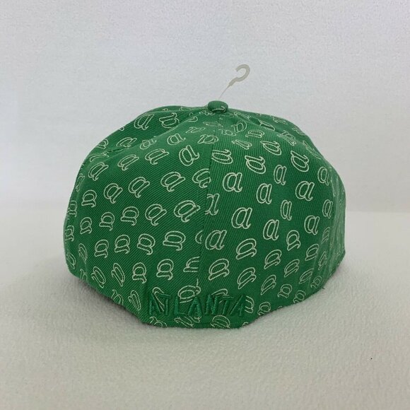 Atlanta Braves Baseball Green St Patrick's MLB Cap Hat XXL On&Off By XO Wool - Picture 4 of 10